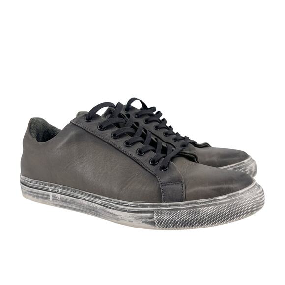 Thursday Boot Co Premier Low Top Sneaker in Distressed Grey Mens Size 10 - Picture 1 of 9